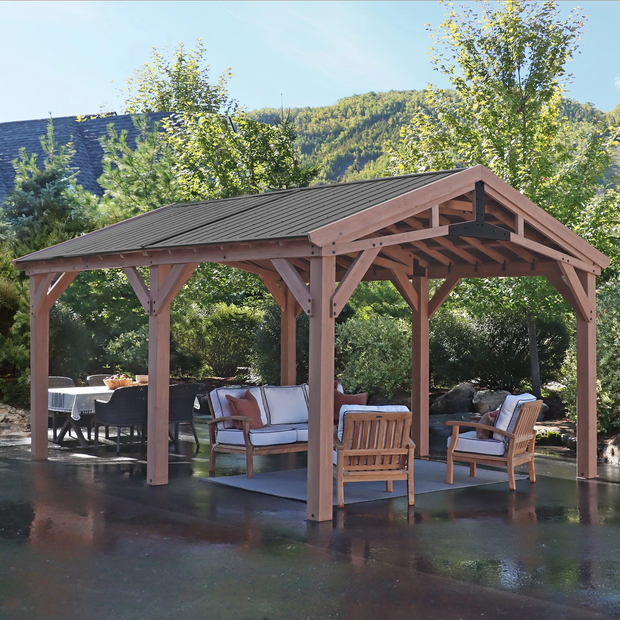 14 x 17 Carport Pavilion (Assembly Included)