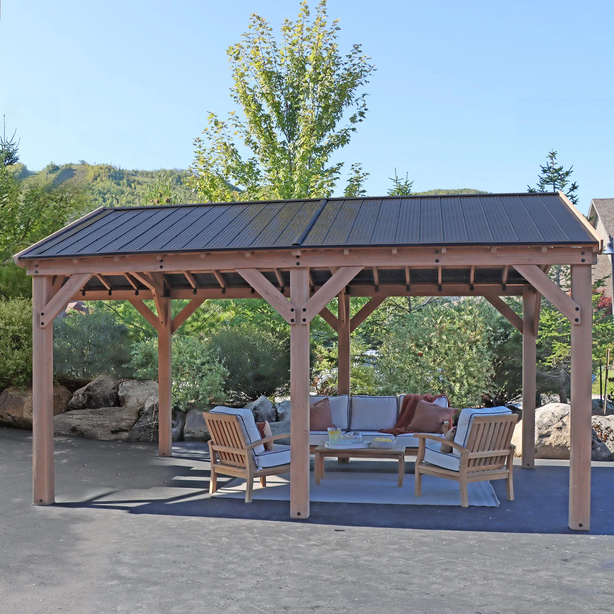 14 x 17 Carport Pavilion (Assembly Included)