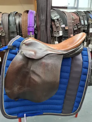 18" English saddle med/wide fit Brown