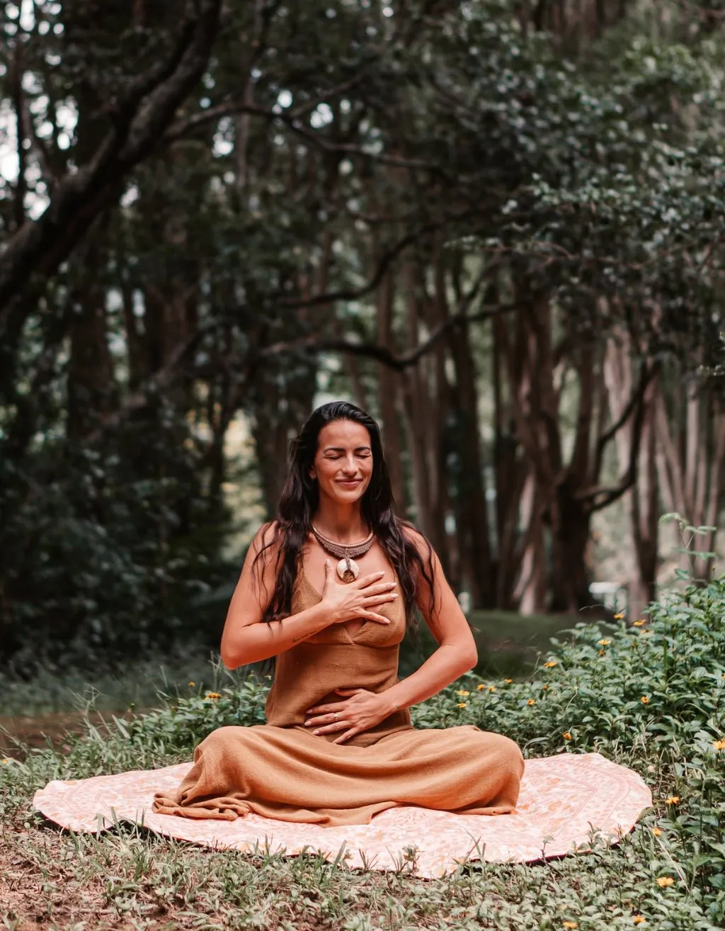 2 mm Meditation Mat - Peach