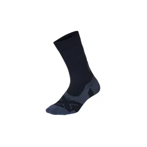 2XU Vectr Light Cushion Crew Socks - Black/Titanium