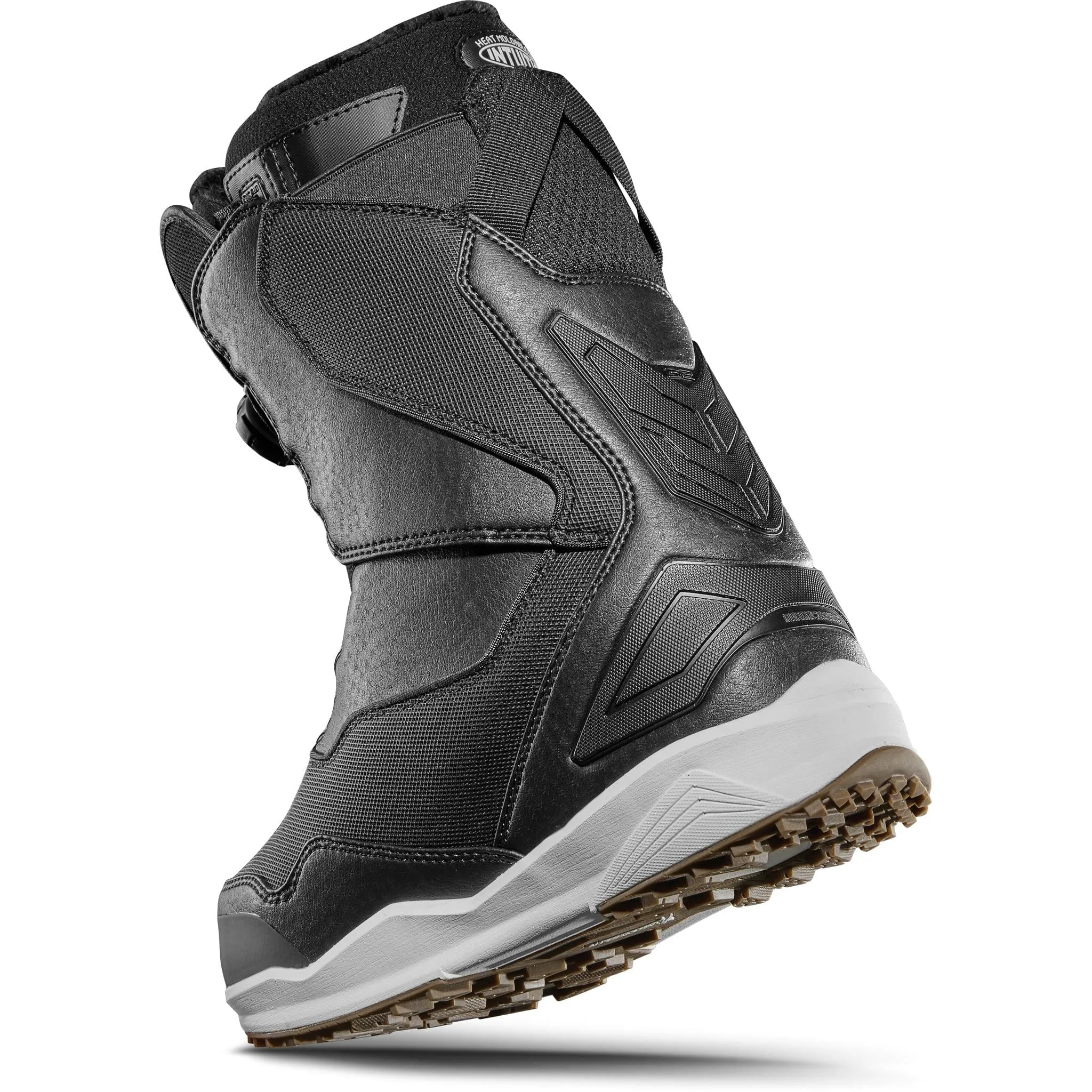 32 Womens TM-2 Double Boa Snowboard Boot Black White Gum 2025