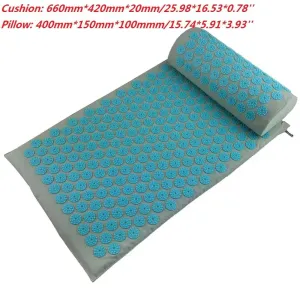 Acupressure Spike Massage Yoga Mat with Pillow