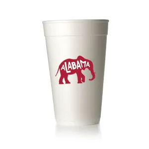 Alabama Elephant Cups