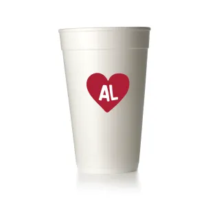Alabama Heart Cups