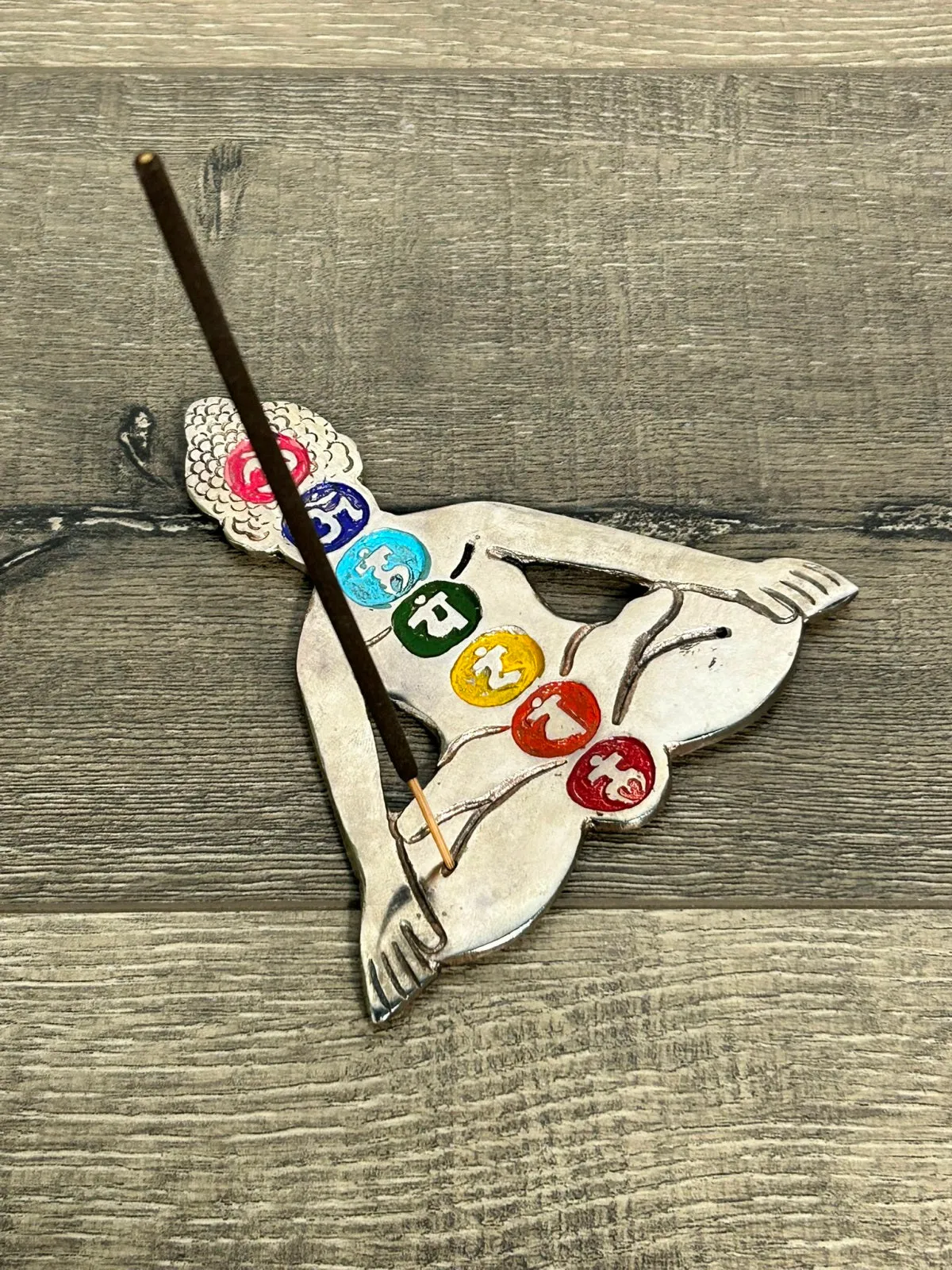 Aluminium Yoga Chakra Incense Holder