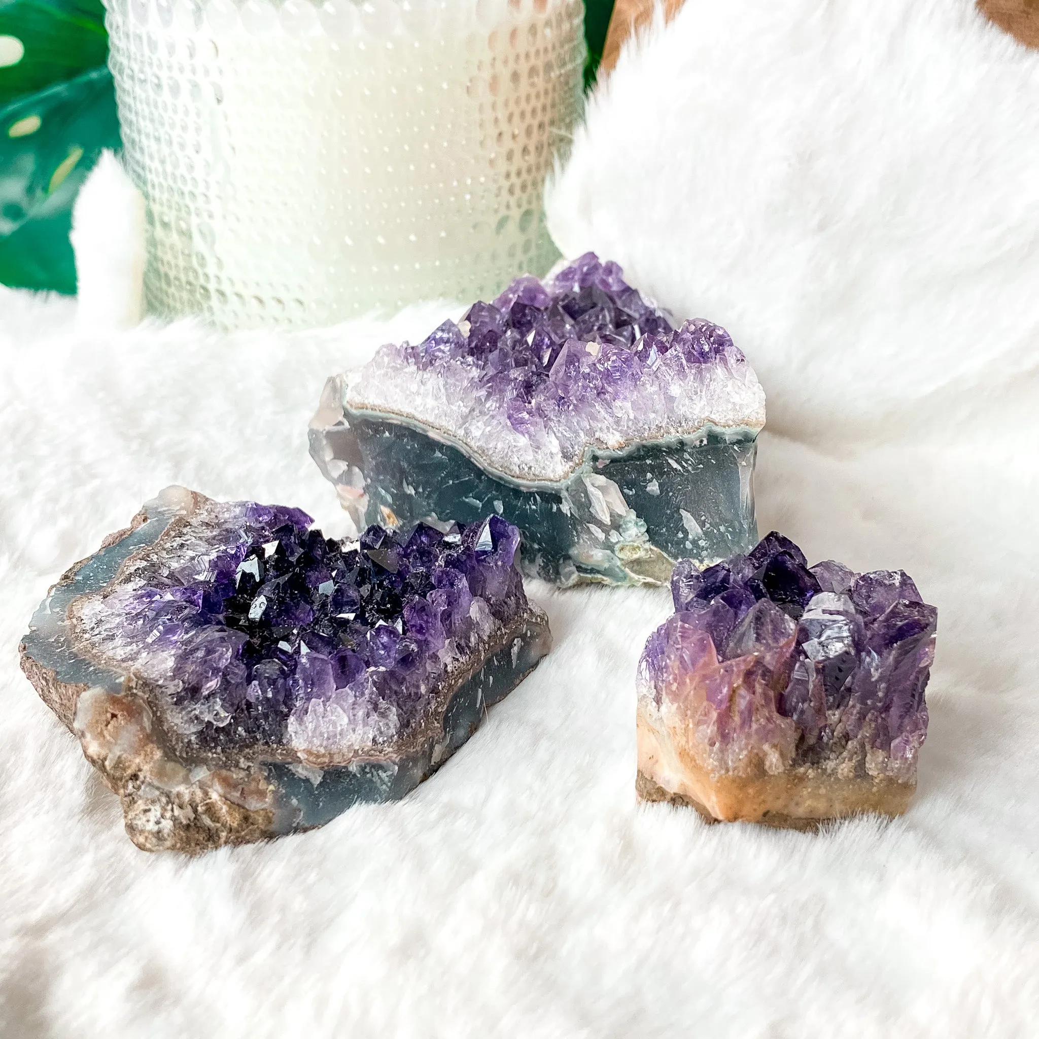 Amethyst Stone Small Crystal Cluster