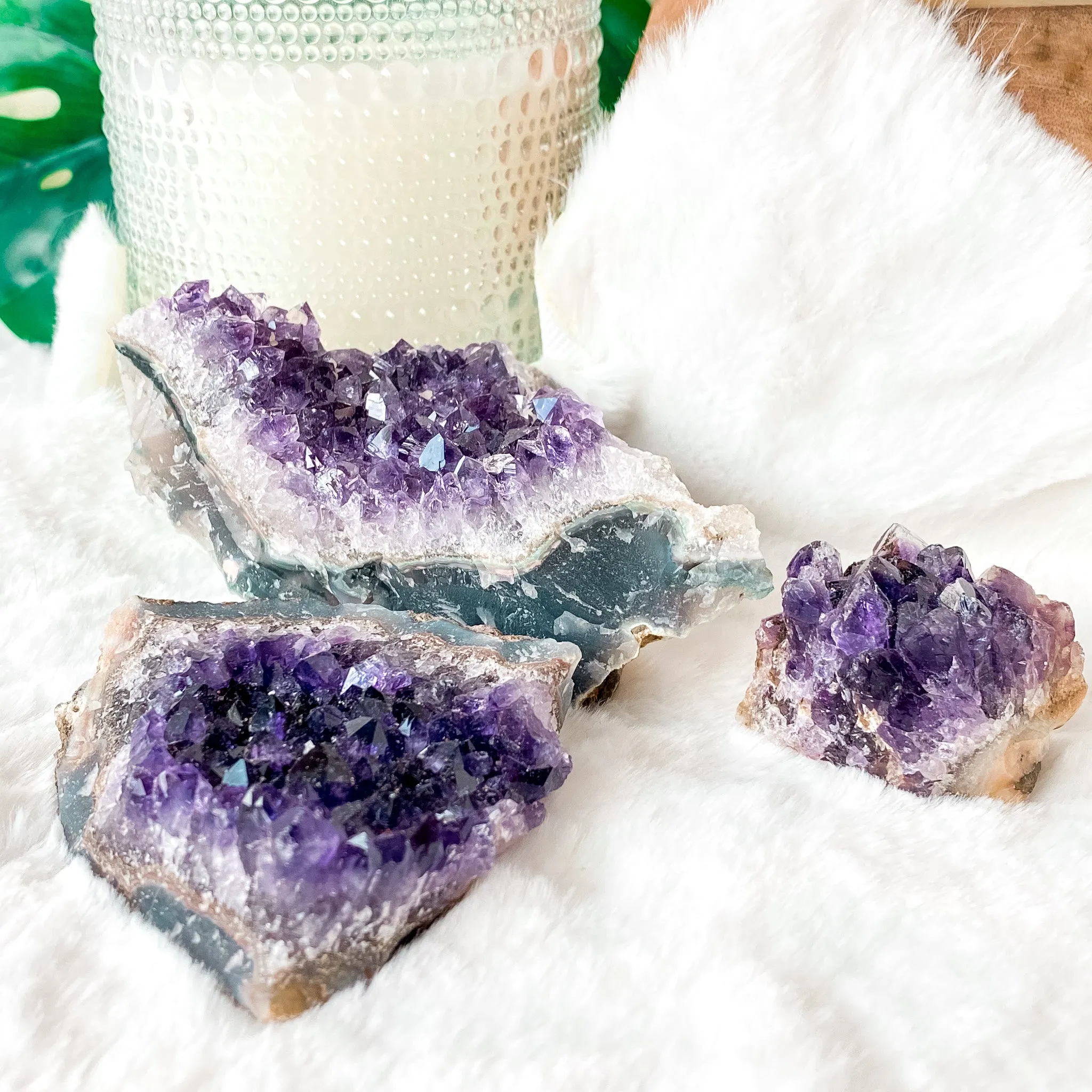Amethyst Stone Small Crystal Cluster