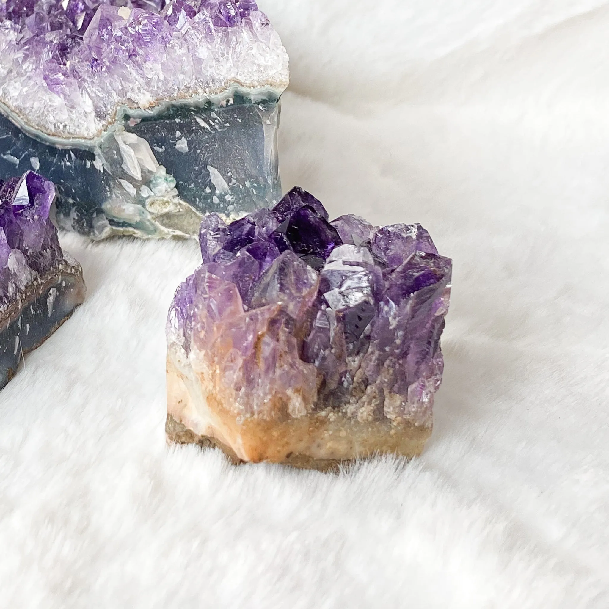 Amethyst Stone Small Crystal Cluster