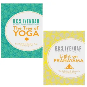 B. K. S. Iyengar Collection 2 Books Set Tree of Yoga, Light on Pranayama Paperba