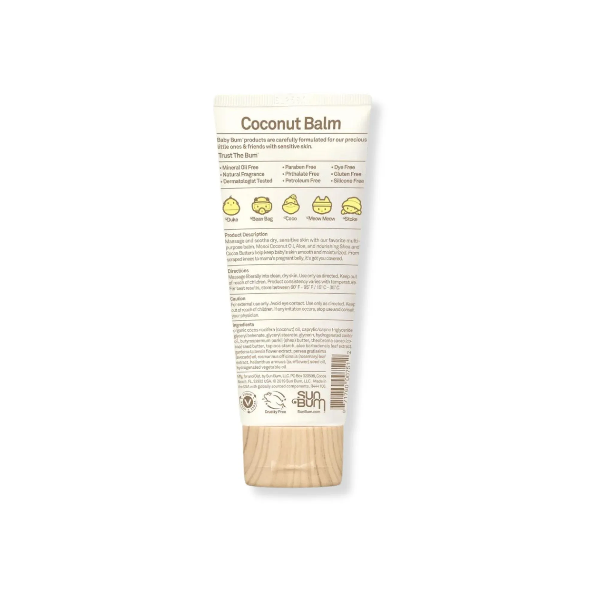 Baby Bum Natural Monoi Coconut Balm
