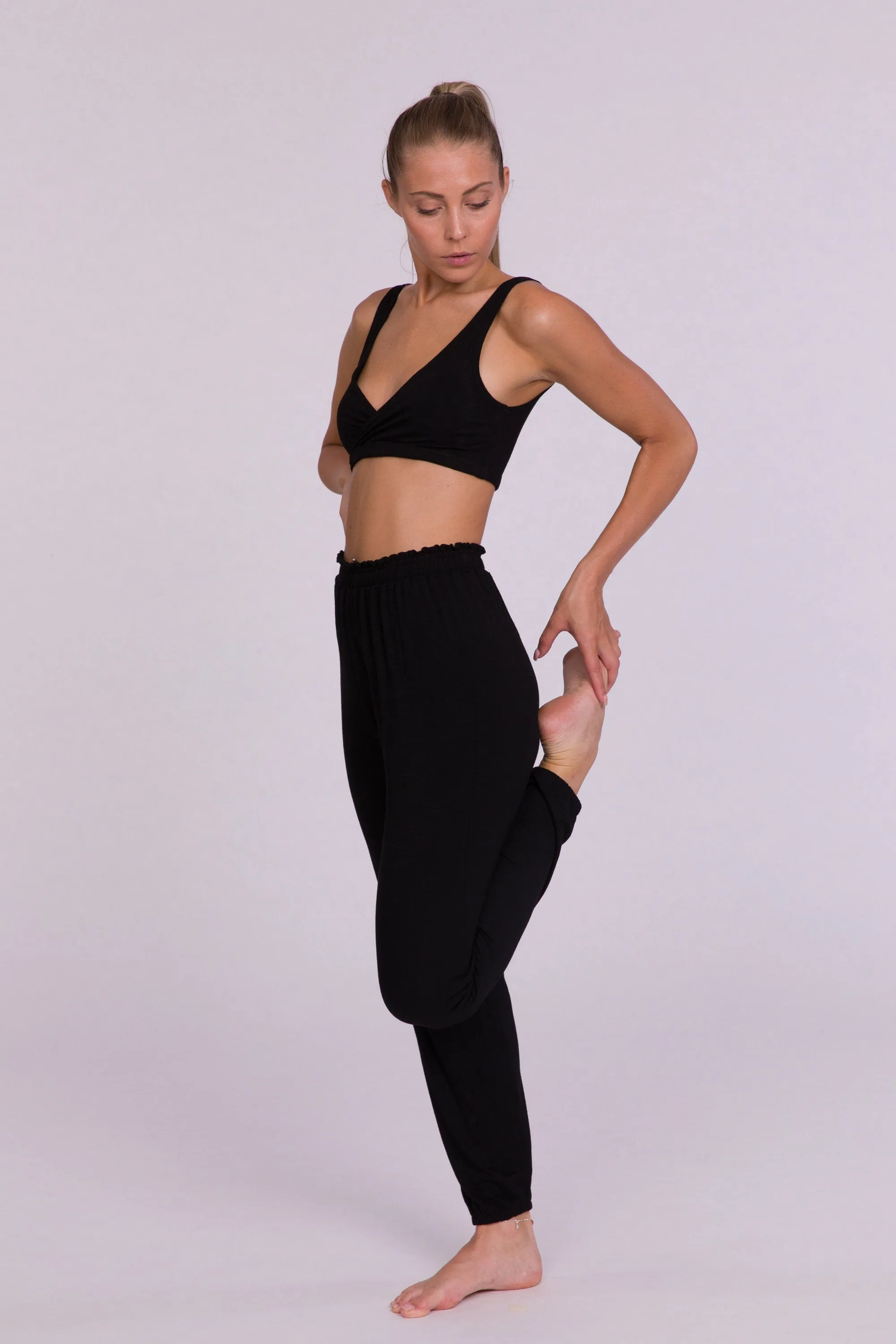 Ballerina Meditation Pants - Black
