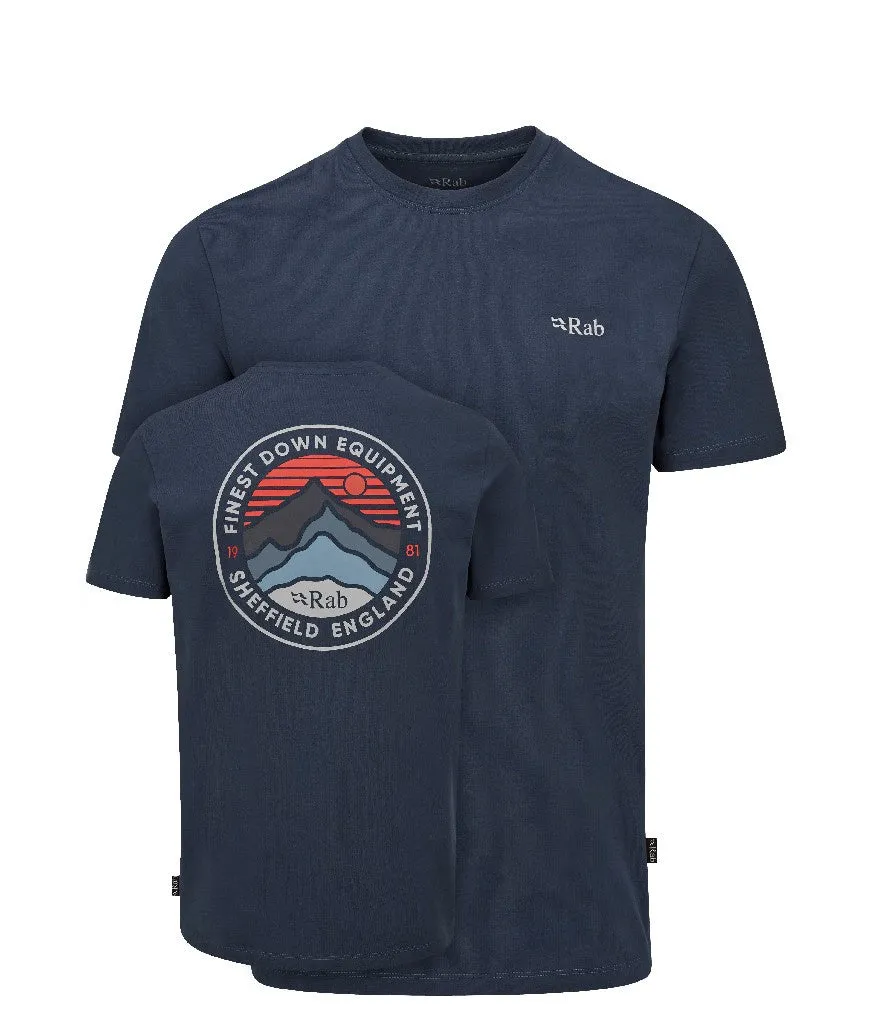 BASECAMP 3 PEAK TEE - TEMPEST BLUE