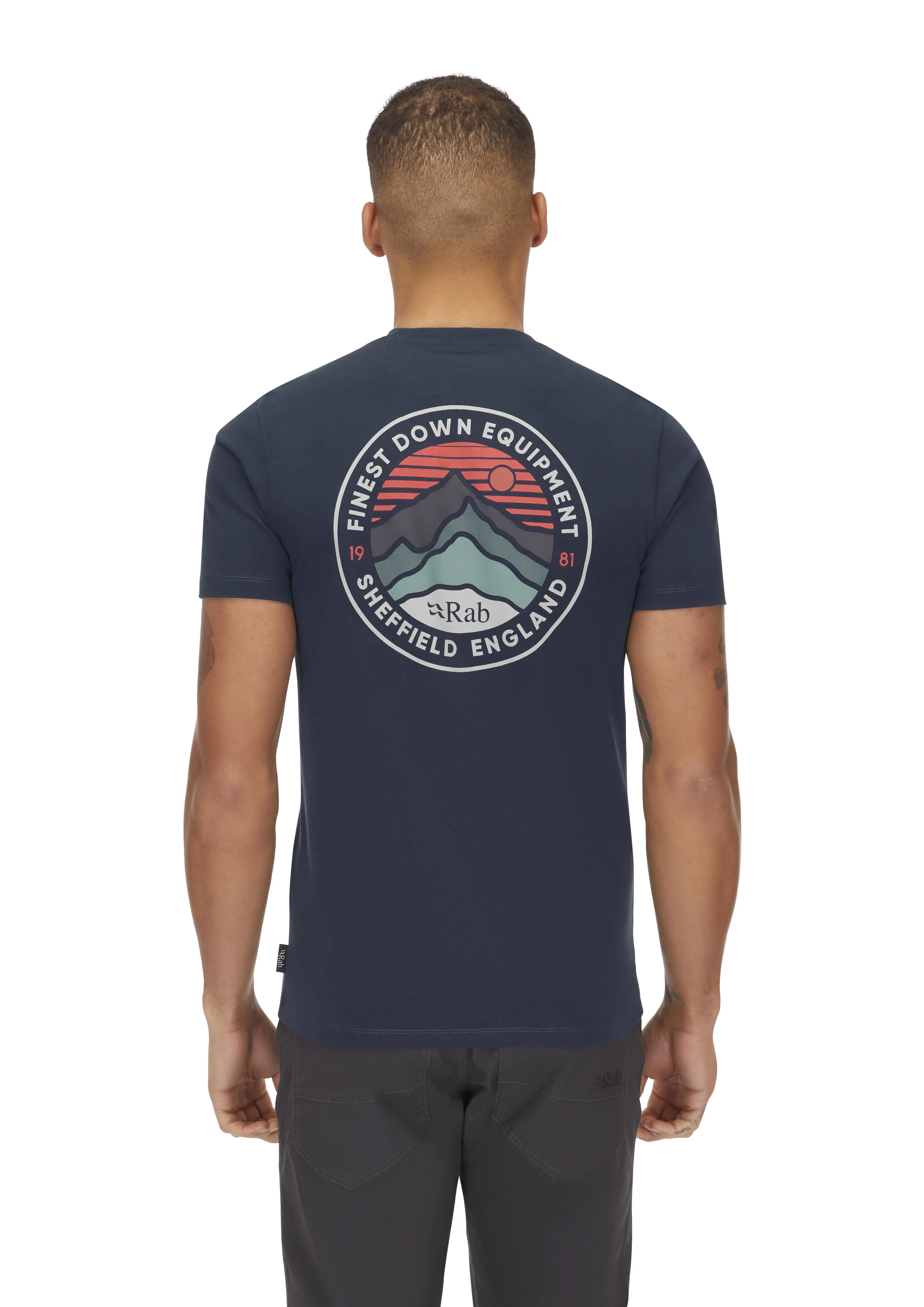 BASECAMP 3 PEAK TEE - TEMPEST BLUE