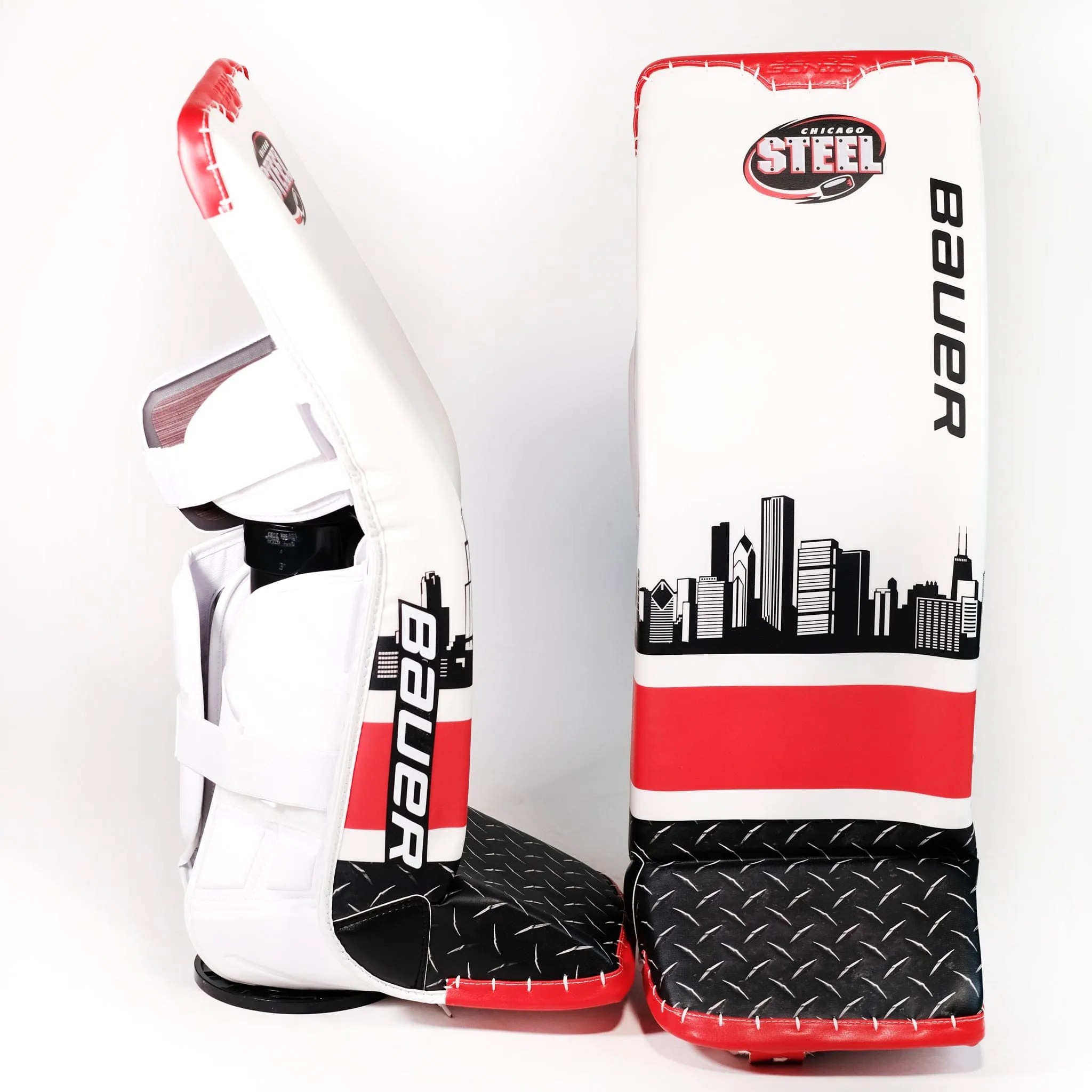 Bauer Supreme Pro Custom Senior Goalie Leg Pads - Ian Shane