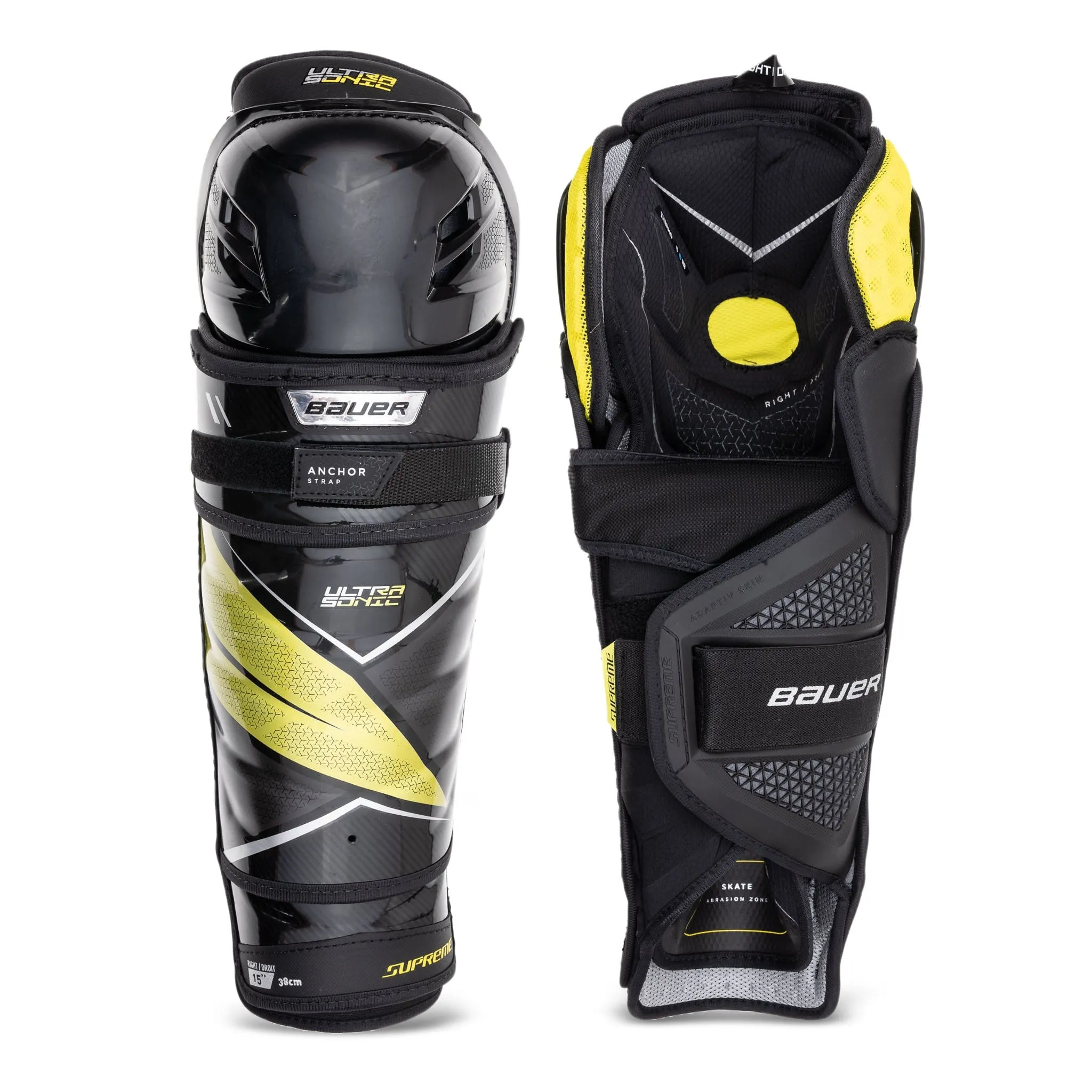Bauer Supreme UltraSonic Senior Hockey Shin Guards