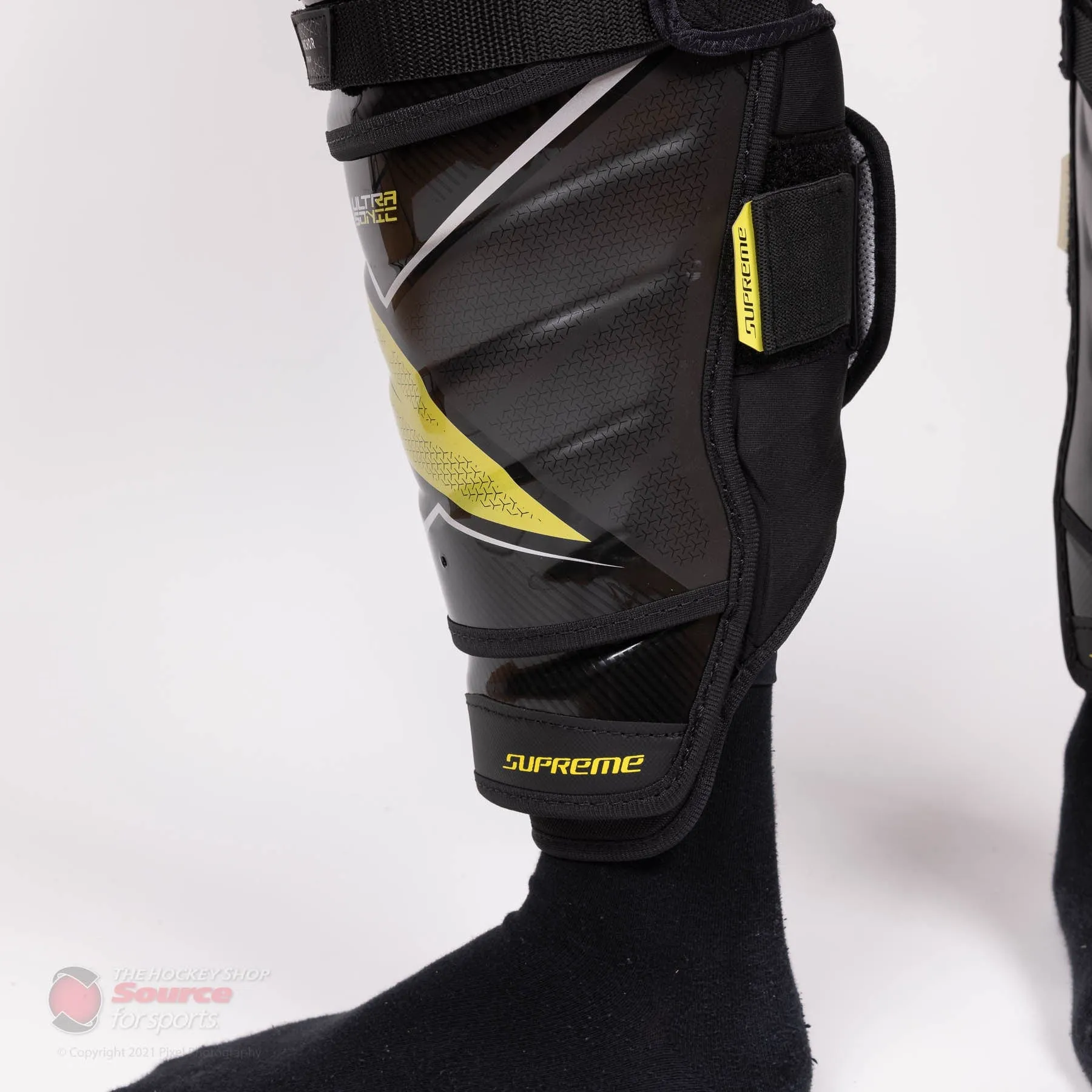 Bauer Supreme UltraSonic Senior Hockey Shin Guards