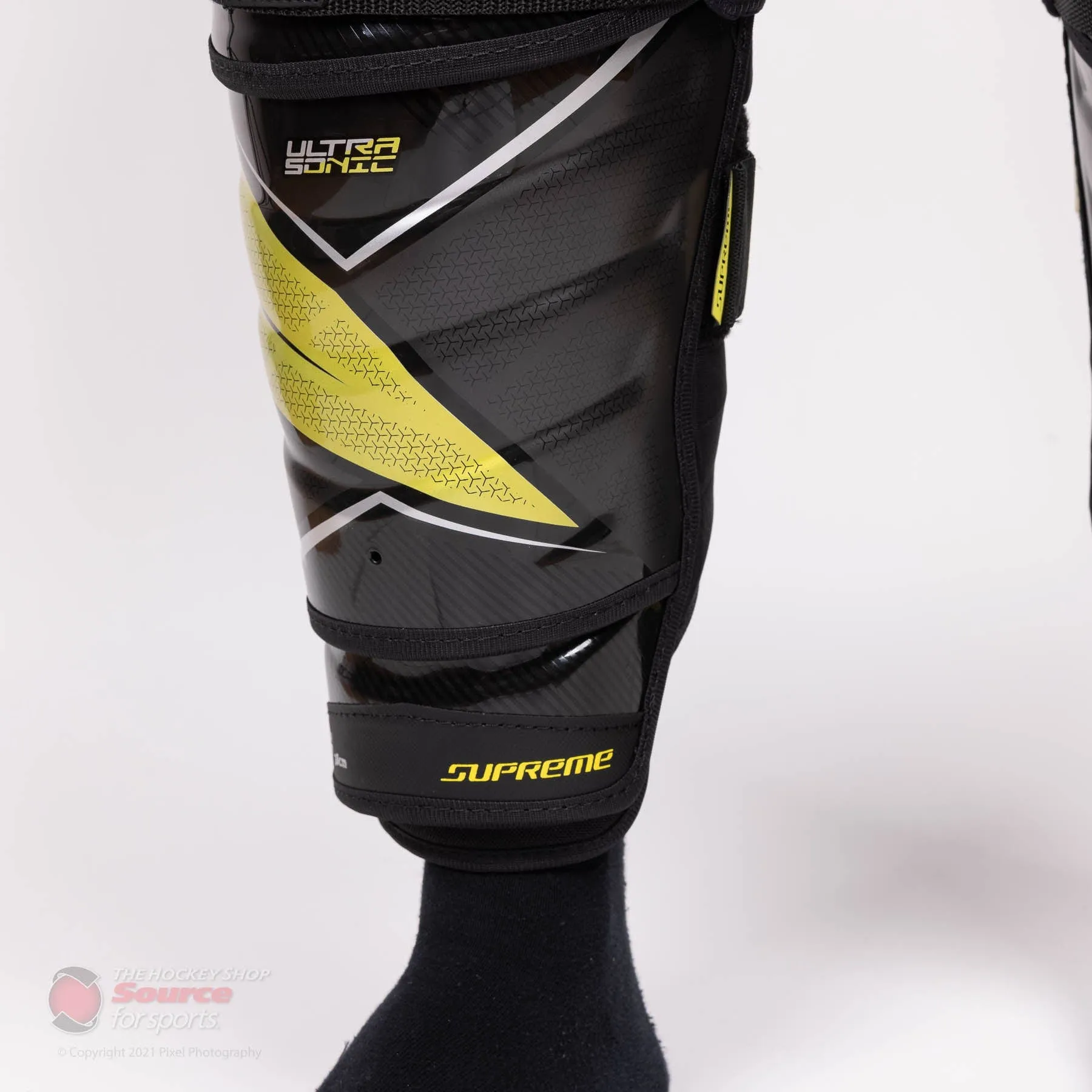 Bauer Supreme UltraSonic Senior Hockey Shin Guards