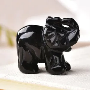 Black Obsidian Elephant Crystals