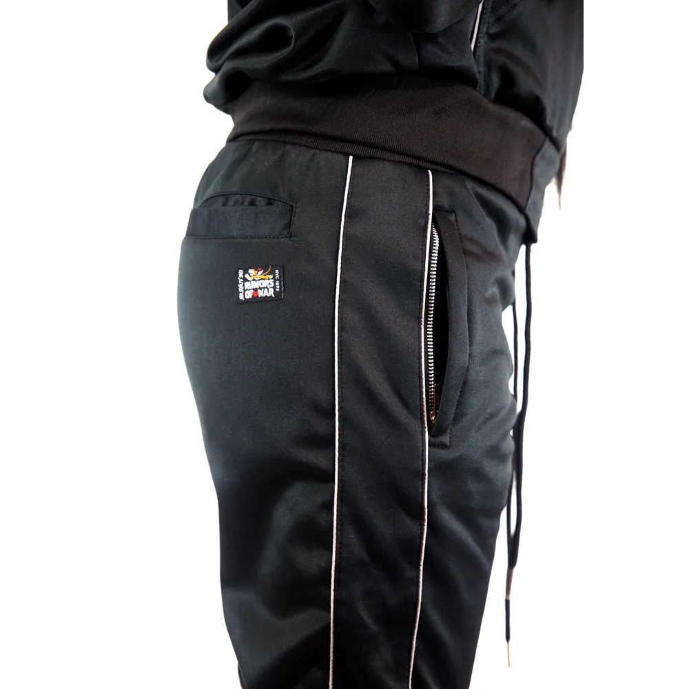 Black Worldwide Reflective Sweat Pant