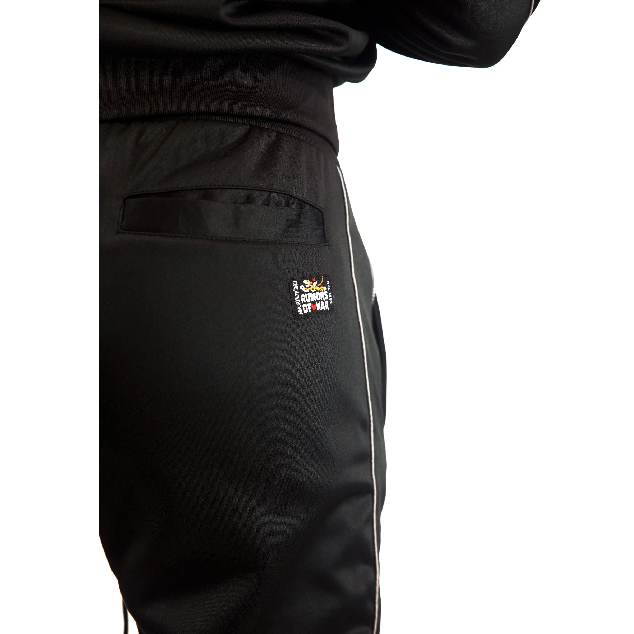 Black Worldwide Reflective Sweat Pant