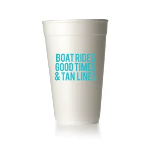 Boat Rides, Good Times & Tan Lines Cups