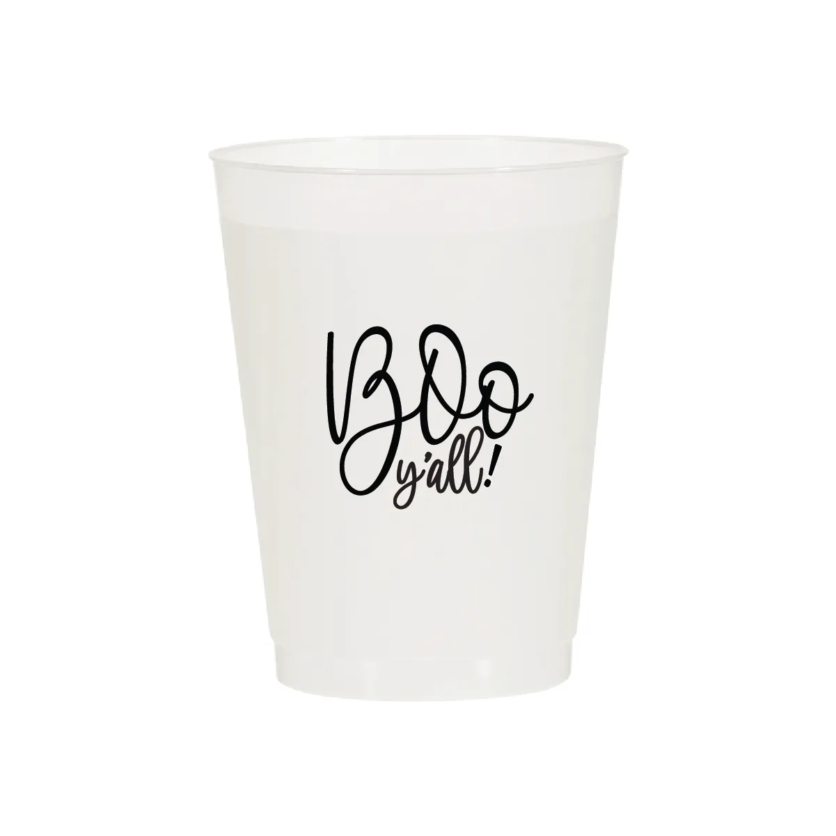 Boo Y'all Script Cups
