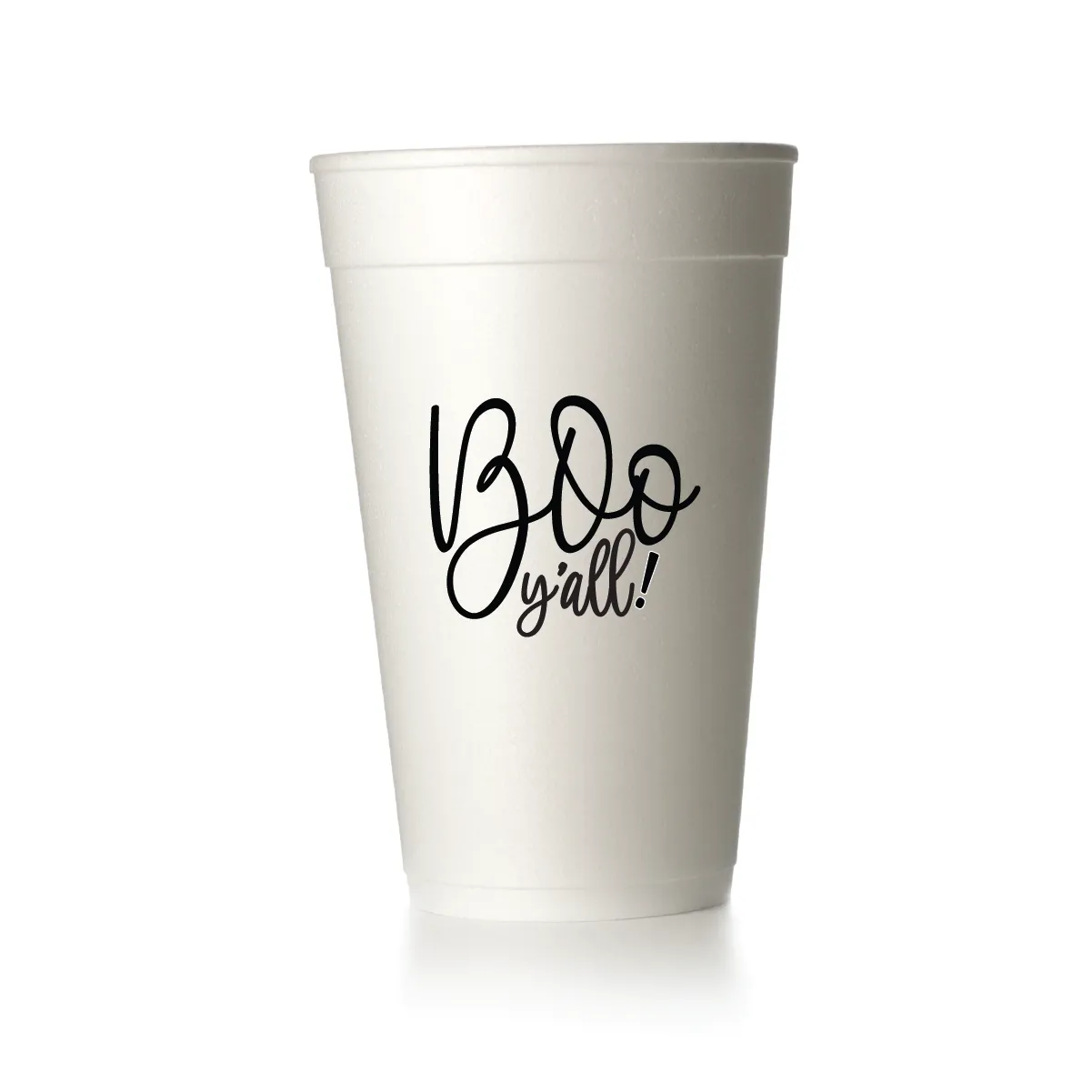 Boo Y'all Script Cups