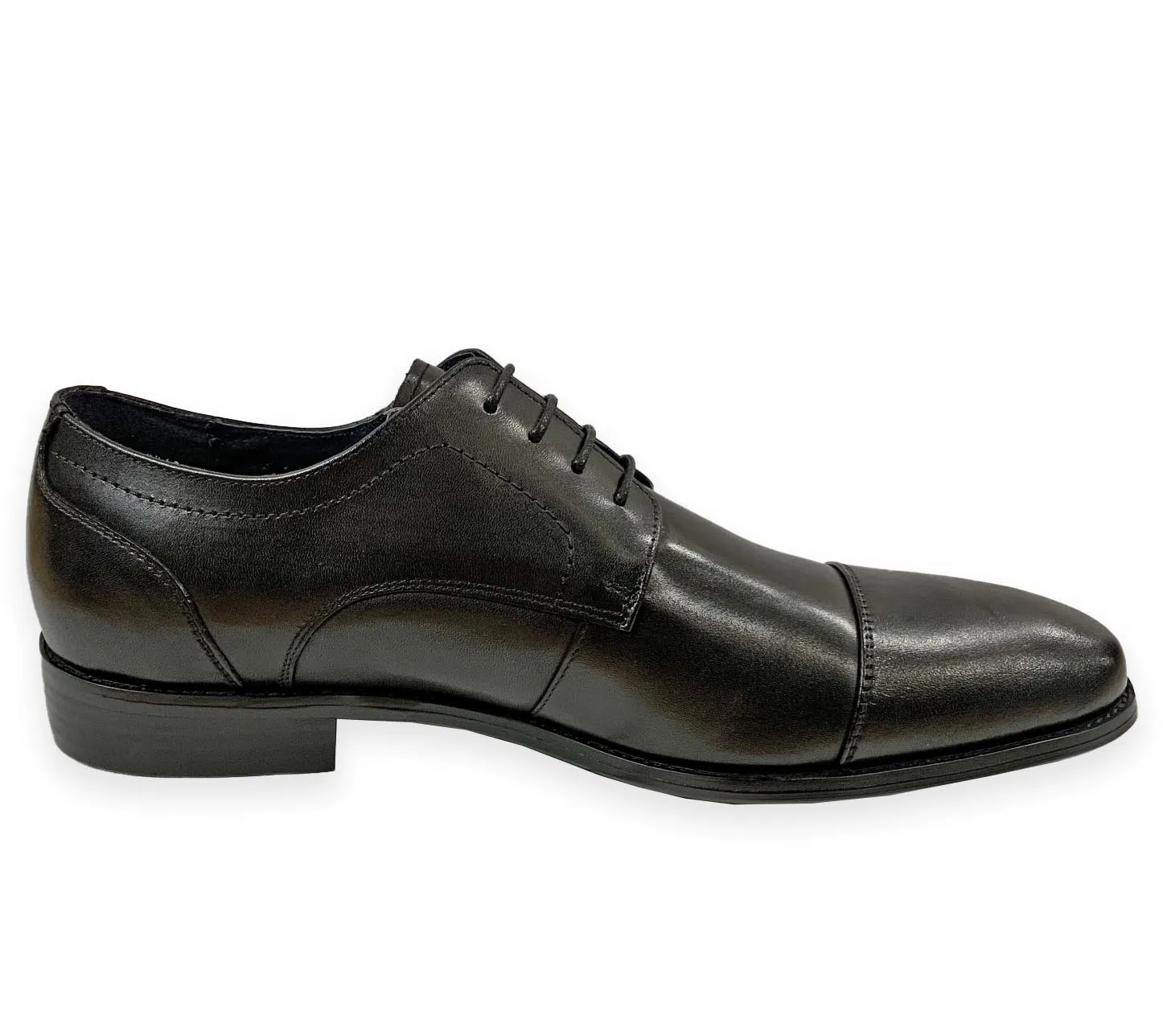 Bowe & Bootmaker Mens Dupont Nightshade Black Leather Formal Shoes
