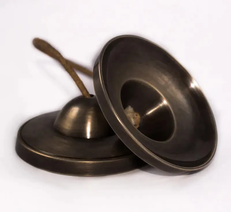 Bronze Tingsha Cymbals Unique Addition to Your Meditation Tools