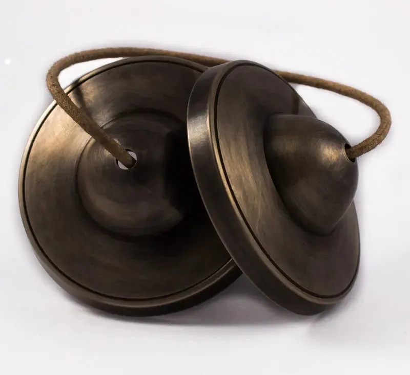 Bronze Tingsha Cymbals Unique Addition to Your Meditation Tools