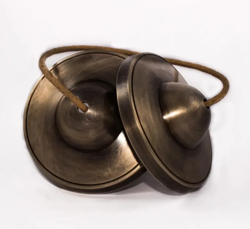 Bronze Tingsha Cymbals Unique Addition to Your Meditation Tools