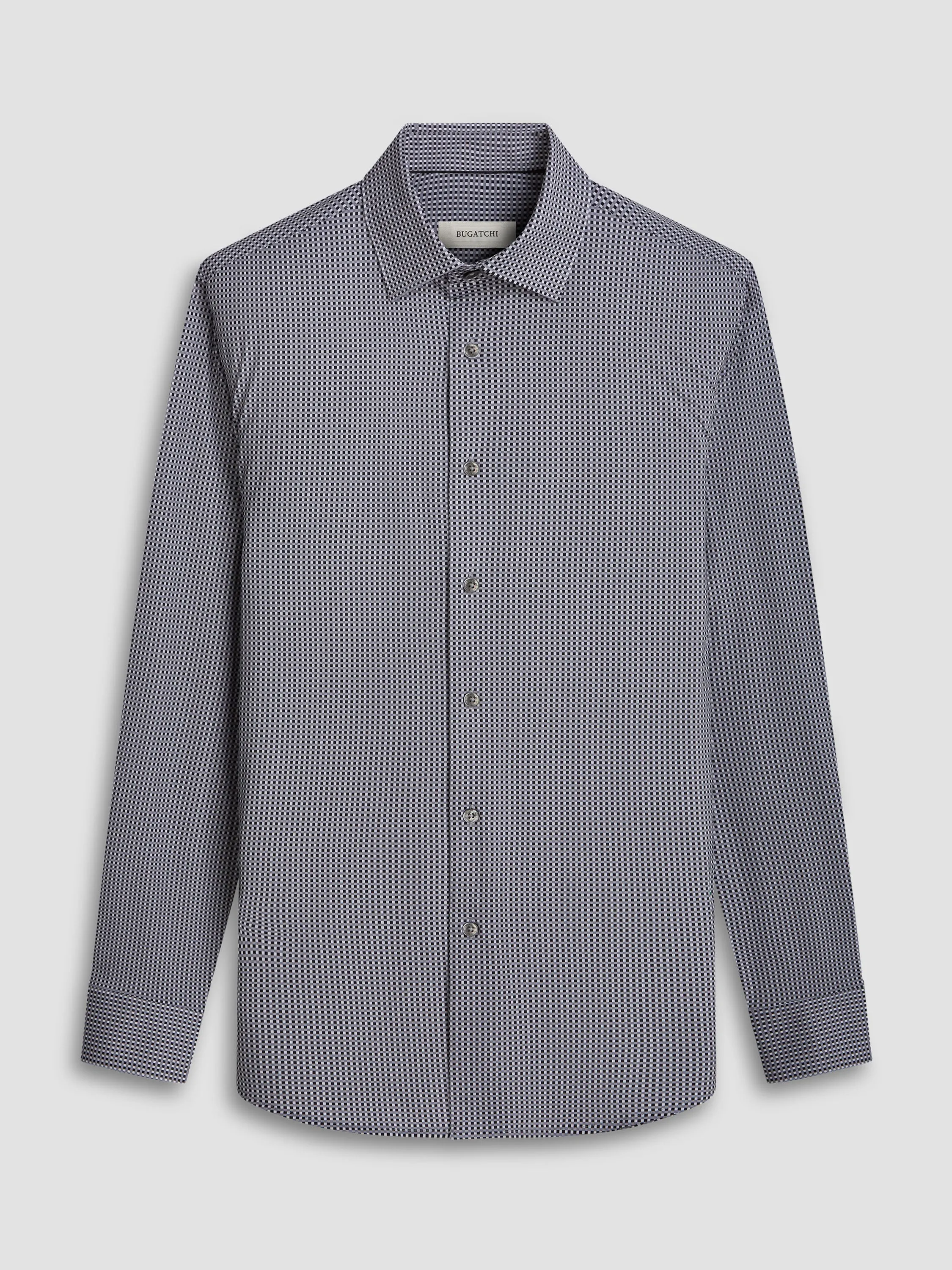 Bugatchi Ooohcotton James Long Sleeve Shirt - Black