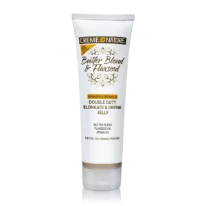 Butter Blend & Flaxseed Double Duty Elongate & Define Jelly 8.4oz by CREME OF NATURE