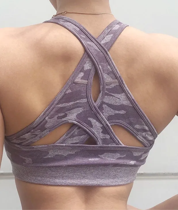 Camouflage sports underwear shockproof running trendy