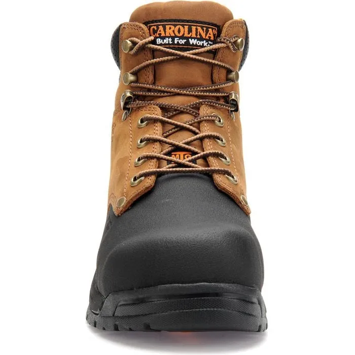 Carolina Men's Bruno Internal 6" Composite Metguard Boot -Brown- CA5582