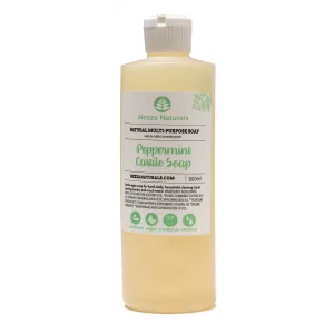 Castile Liquid Soap in Peppermint 1L