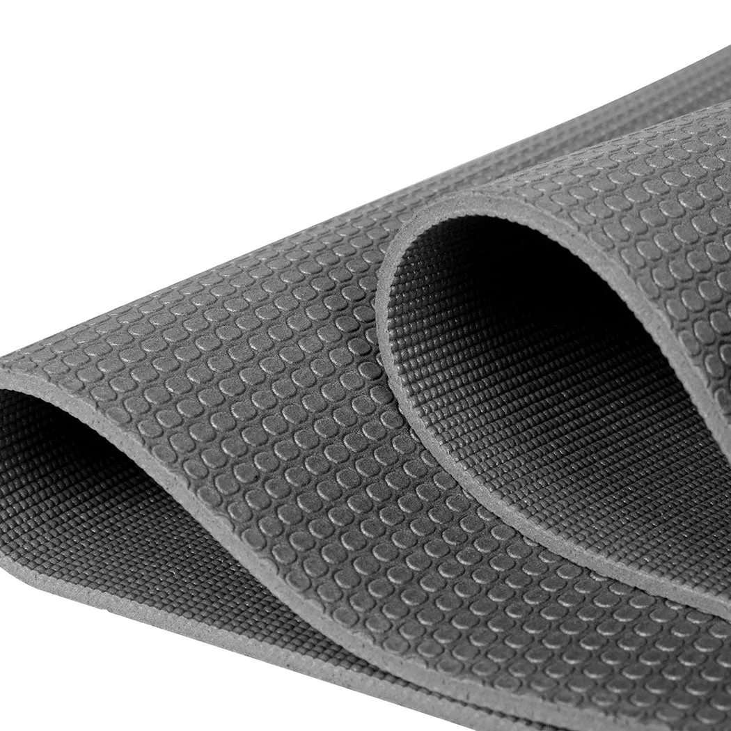 Centra Yoga Mat Non Slip 5mm Exercise Grey