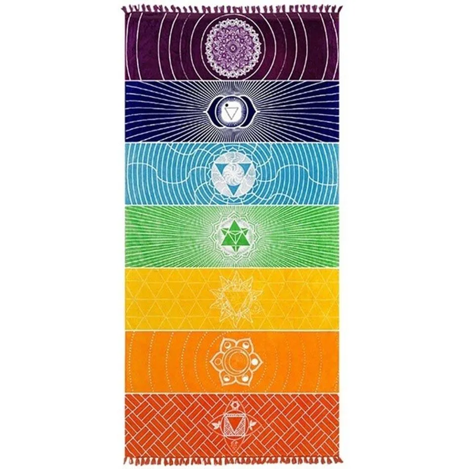 Chakra Rainbow Tapestry