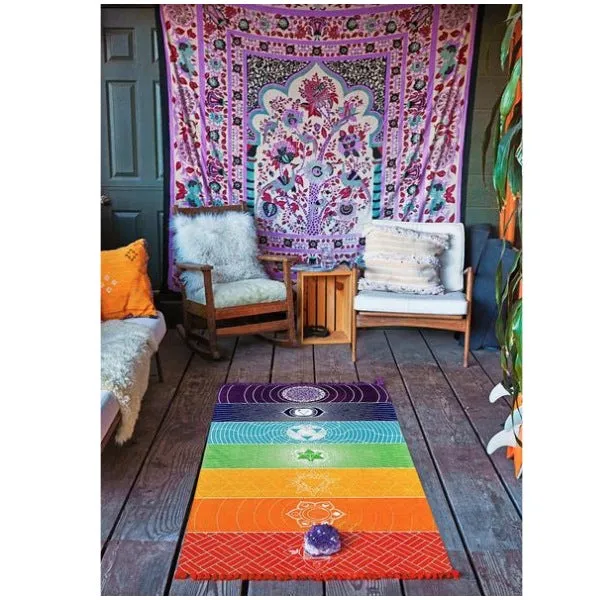 Chakra Rainbow Tapestry