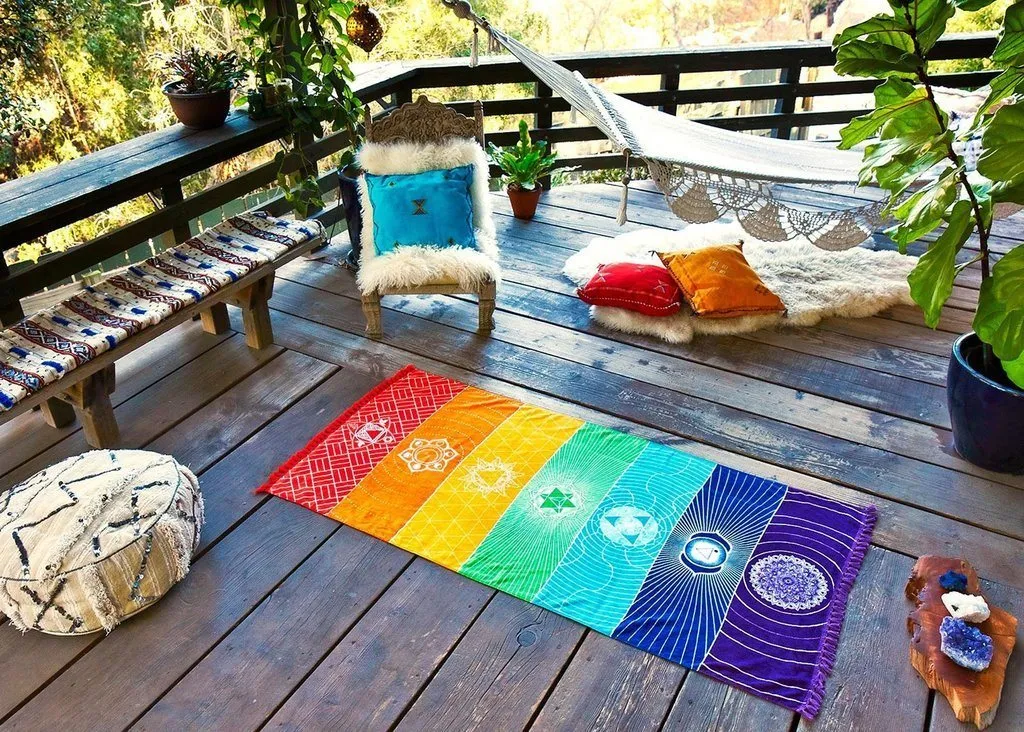 Chakra Rainbow Tapestry