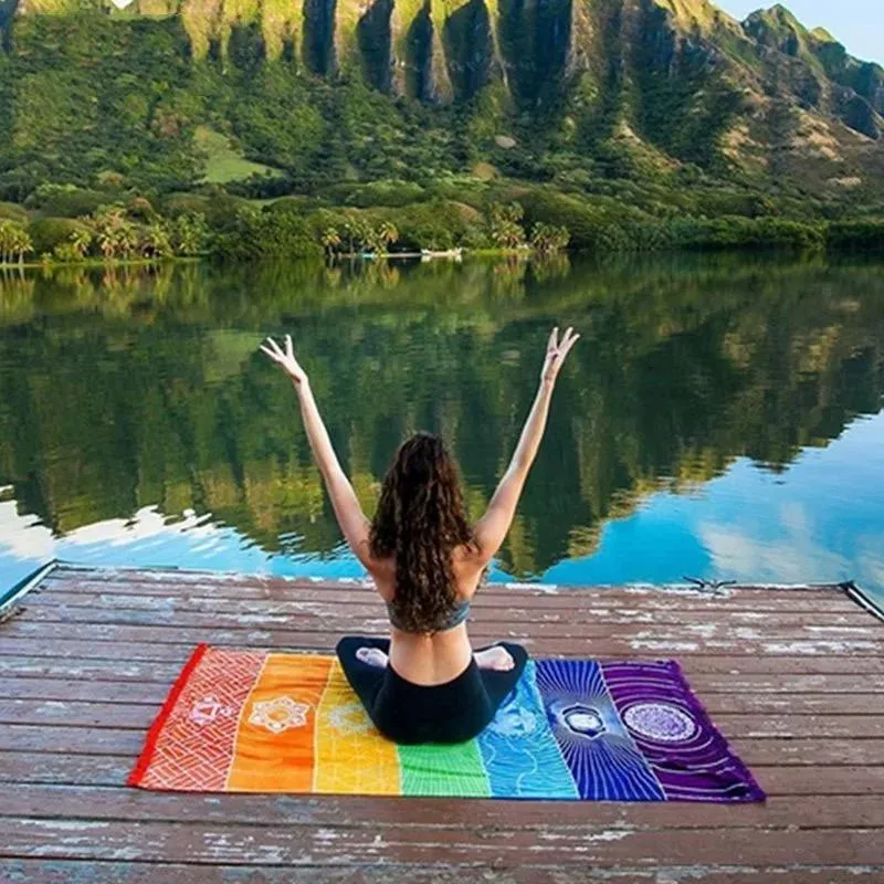 Chakra Rainbow Tapestry