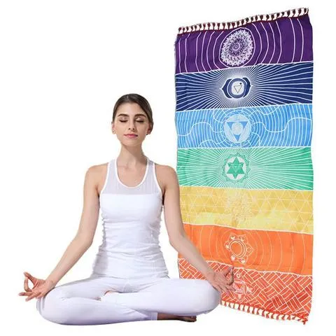 Chakra Tapestry in Rainbow Colors