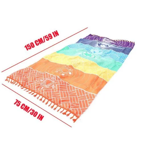 Chakra Tapestry in Rainbow Colors