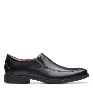 Clarks Whiddon Step - Shoes - Black Leather - 261529168 - H Width (Wide Fit)