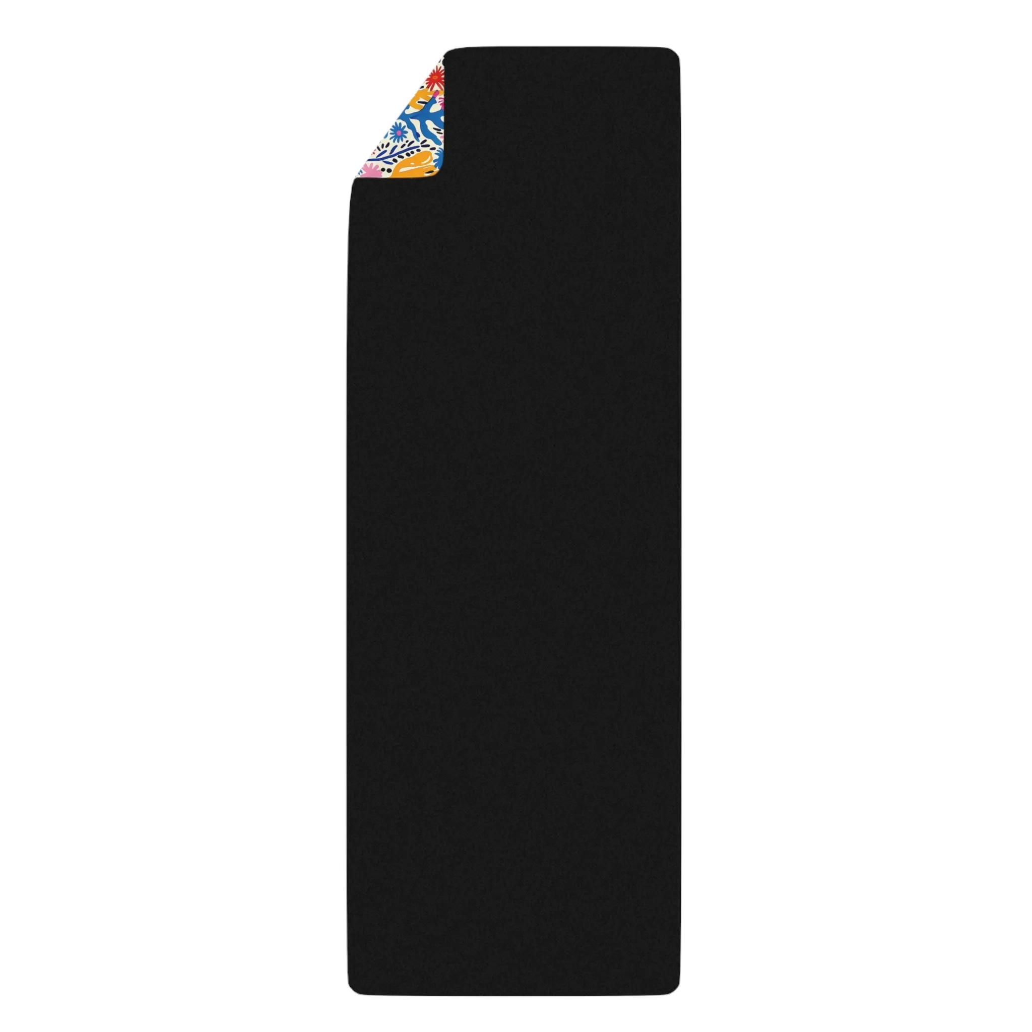 Coral Bloom Harmony Rubber Yoga Mat - Bold Artistry Meets Flow: Unleash Your Practice with Vibrant Style!
