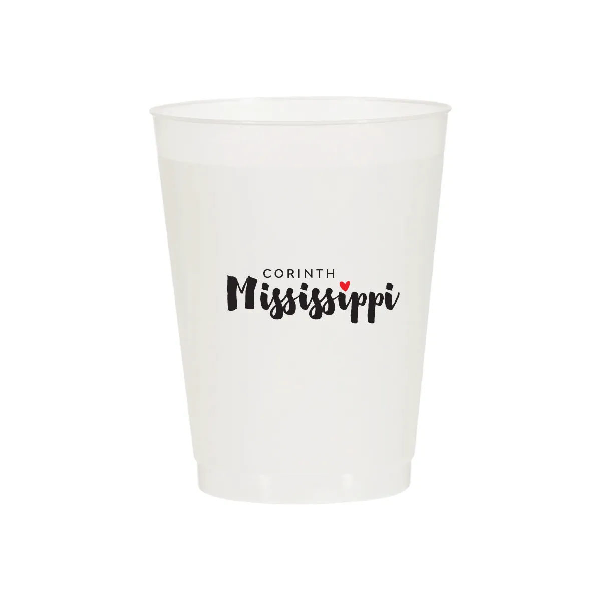 Corinth Script Cups