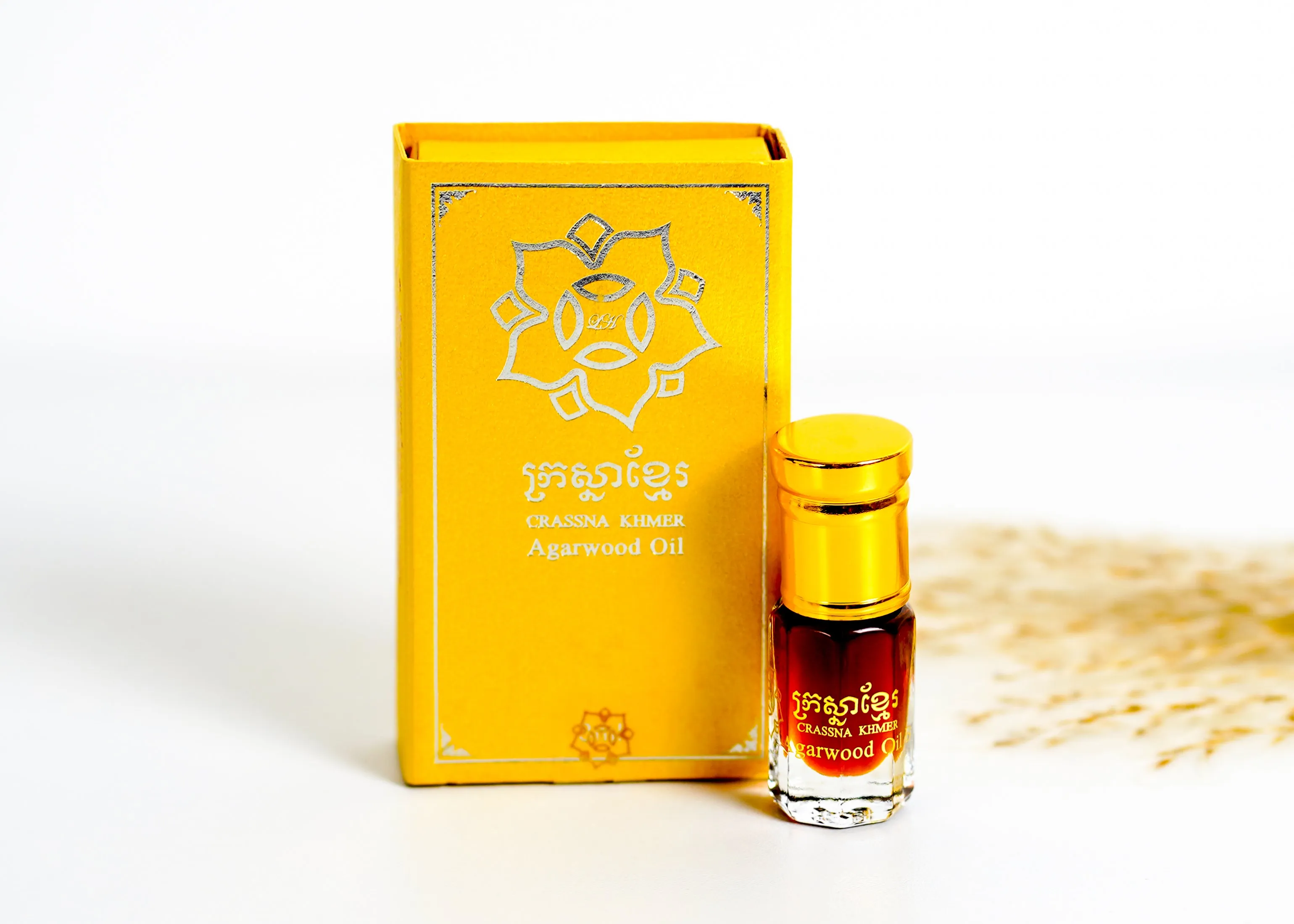 Crassna Khmer Premium Cambodian Oud Essential Oil 3ml