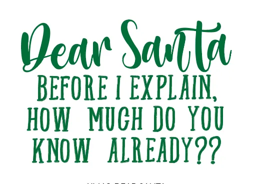 Dear Santa Cups