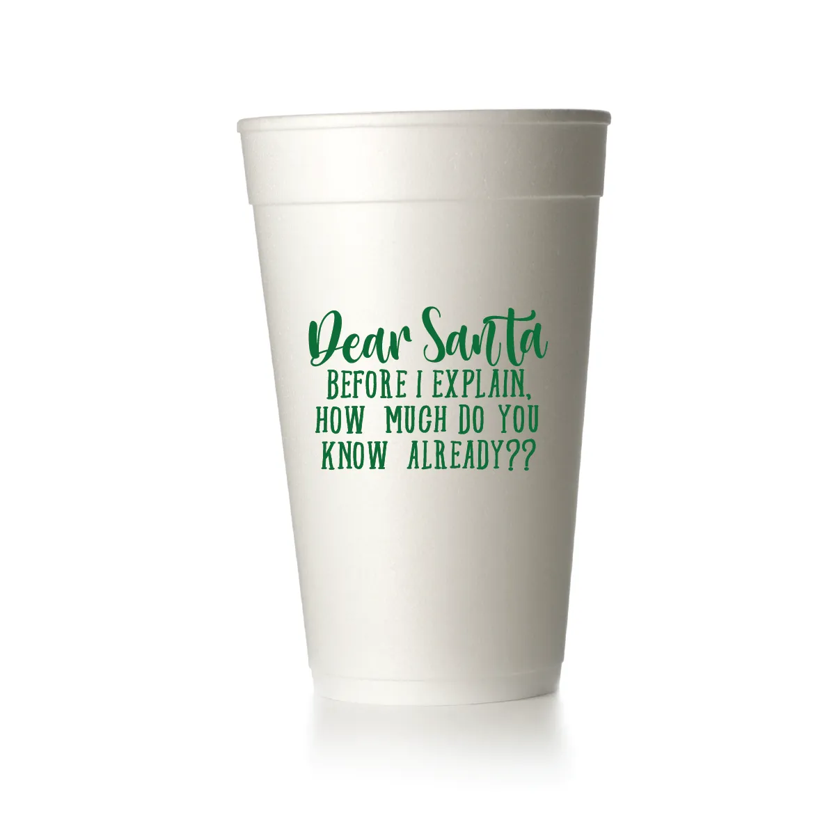Dear Santa Cups